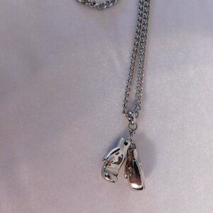 Men's Morellato Stainless Steel Boxing Glove Necklace